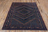 Antique Afshar Area Rug (5' x 7')